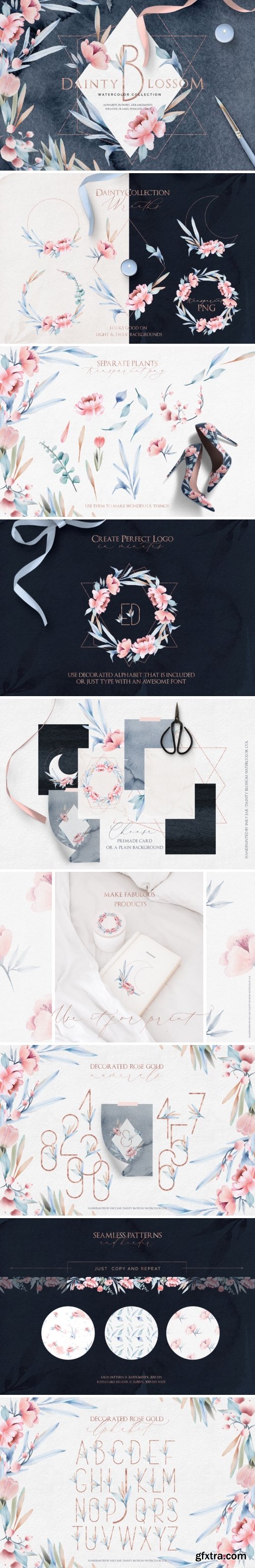 CM - Fine Art Watercolor Collection | Dainty Blossom 3356947