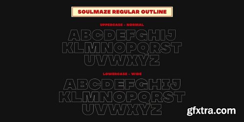 MADE Soulmaze Font Family - 5 Fonts