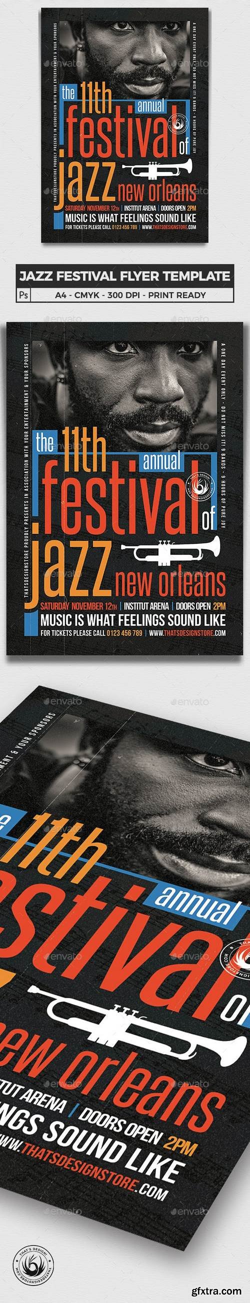 Graphicriver - Jazz Festival Flyer Template V10 23202196