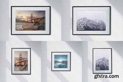 Photo Poster Frames Mockups vol.1