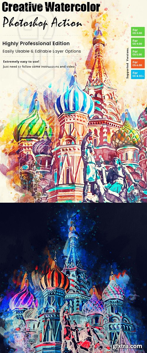 GraphicRiver - Creative Watercolor Paint Action 23224470