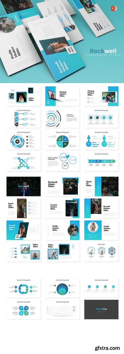 Rockwell - Powerpoint, Keynote, Google Sliders Templates