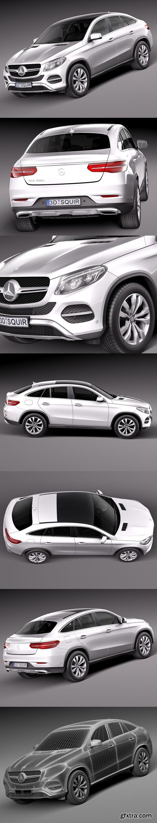 Mercedes-Benz GLE Coupe 2016 - 3D Model