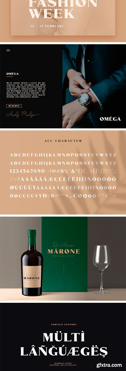 CM - Marques - Modern Serif Font Family 3427697