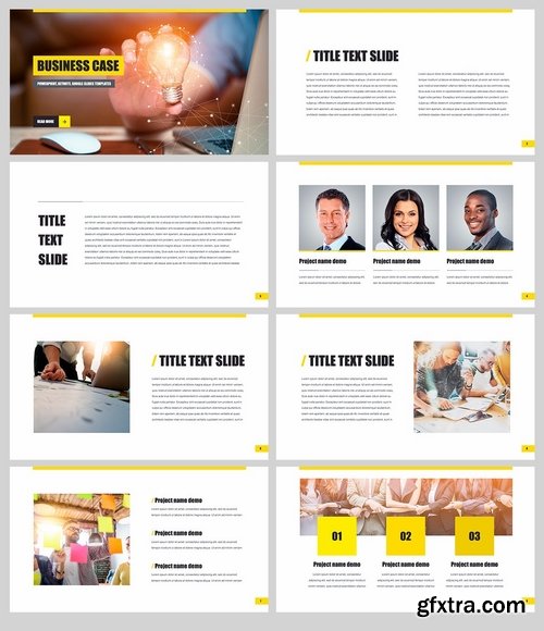 Business Case - Powerpoint Keynote and Google Slides Templates