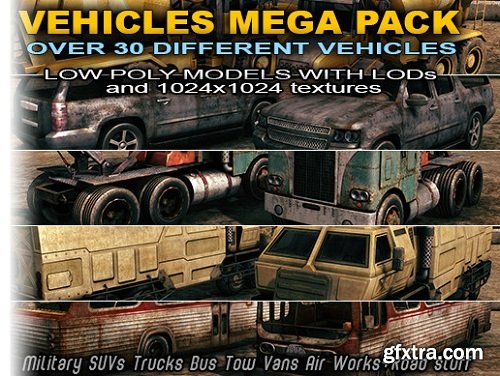 Vehicles Mega Pack