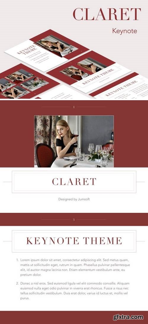 Claret Keynote Template