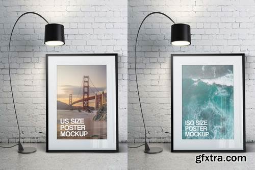 Photo Poster Frames Mockups vol.2