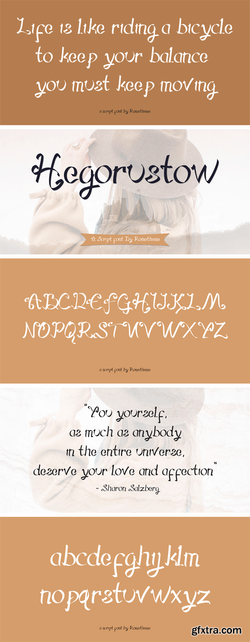 Hegorustow Font