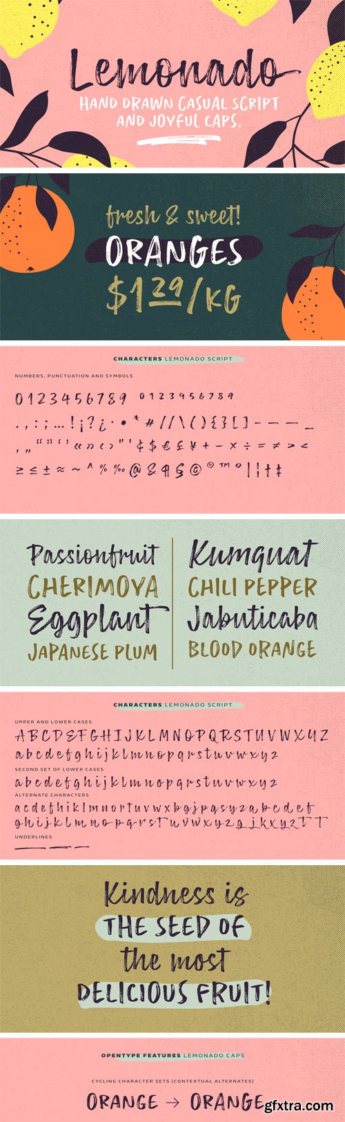 Lemonado Font Family