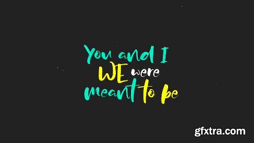 Videohive Lyrics Kinetic Typography 2 22092016