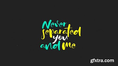 Videohive Lyrics Kinetic Typography 2 22092016