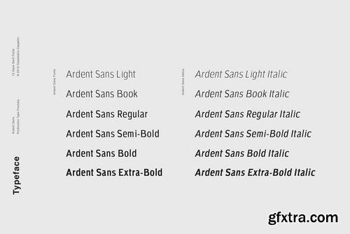 CM - Ardent Sans - Modern Font Family 3439484