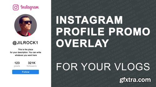 MotionArray Instagram Profile Promo Overlay 174404