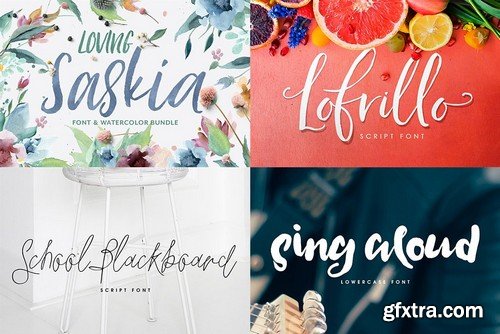 CM - 126 Fonts Bundle 1778651