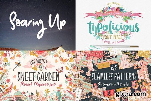 CM - 126 Fonts Bundle 1778651