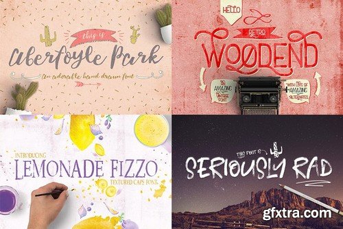 CM - 126 Fonts Bundle 1778651