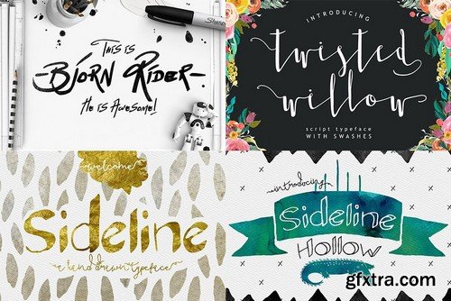 CM - 126 Fonts Bundle 1778651