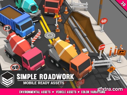 Simple Roadwork - Cartoon City