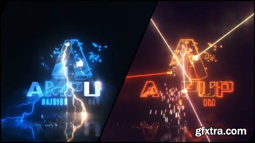 Videohive - Energetic Electrify and Laser Logo - 22385751