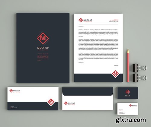 Business Stationery Set Mockup 2 187931195