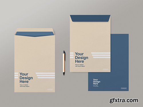 3 C4 Envelopes Mockup 241591249