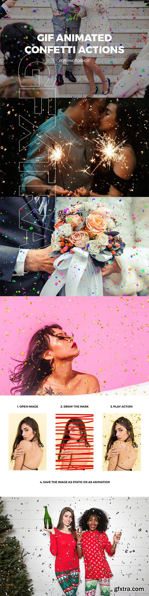 CreativeMarket - Gif Animated Confetti Actions 3325616