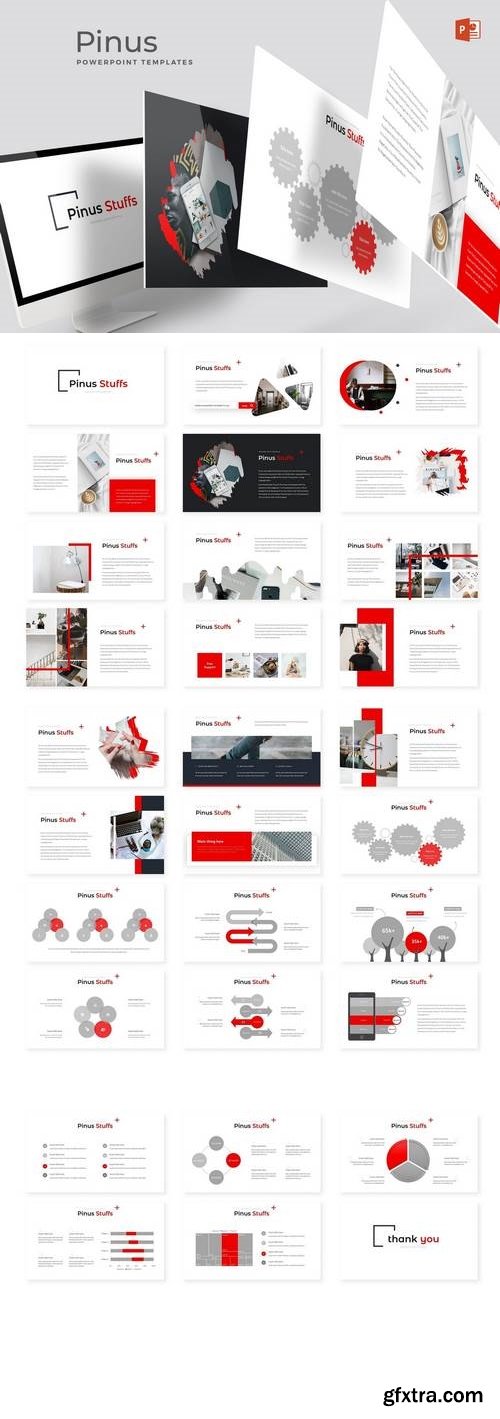 Pinus Stuff - Powerpoint, Keynote, Google Sliders Templates