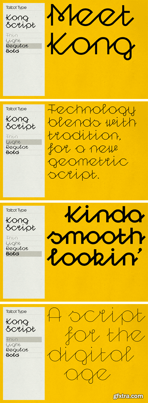 Kong Script Font