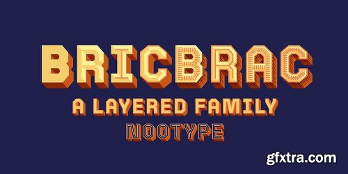 Bricbrac Font Family - 9 Fonts