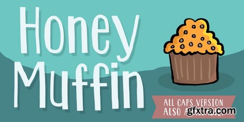 Honey Muffin Font Family - 4 Fonts