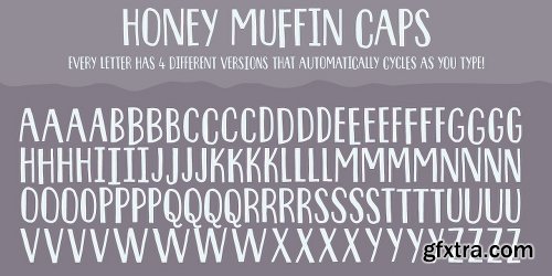 Honey Muffin Font Family - 4 Fonts