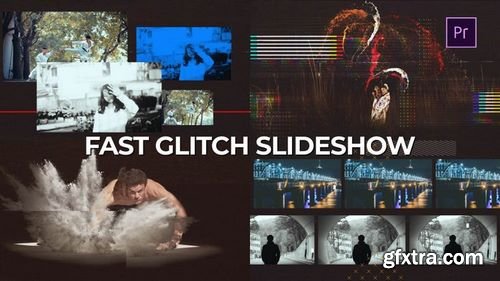 MotionArray Fast Glitch Slideshow 147722