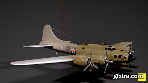 How to Texture 3D Aircraft Model in Maya & Substance Painter