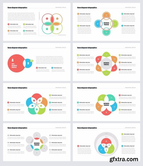 Venn Diagrams Pack for Powerpoint Keynote and Google Slides Templates