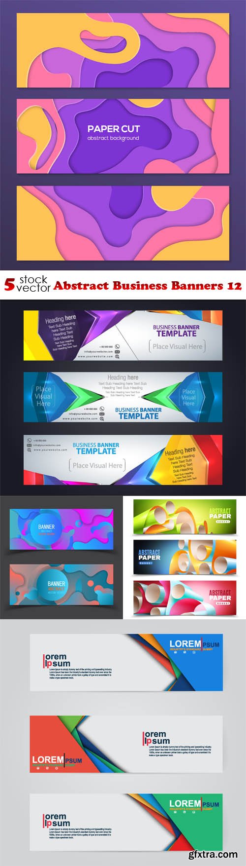 Vectors - Abstract Business Banners 12