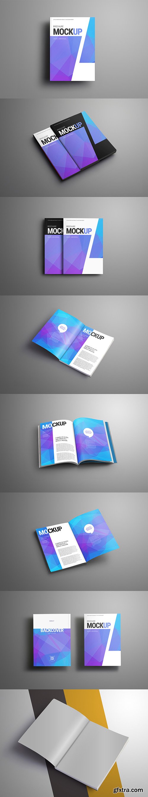 Magazine/Brochure 7 Layout Mockup Set 194658258