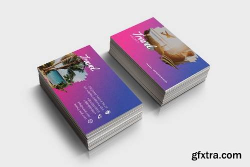 Travel Brush Business Card