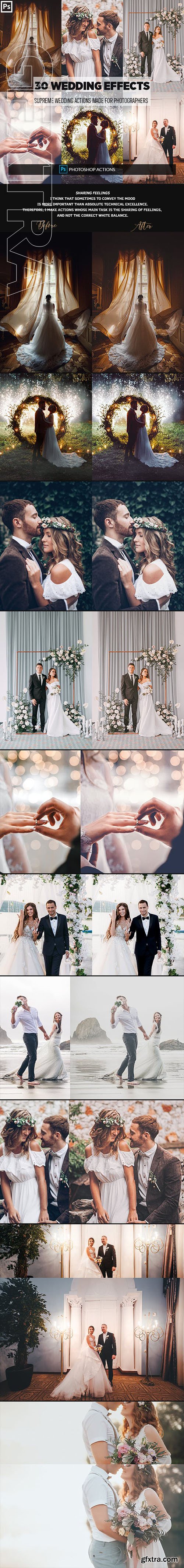 GraphicRiver - 30 Wedding Photoshop Effects 23179940