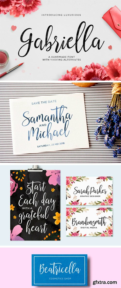 Gabriella Script Font