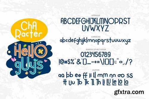 CM - Hello Guys Layered Font 2609348