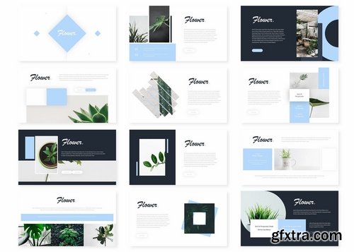 Flower - Powerpoint Keynote and Google Slides Templates