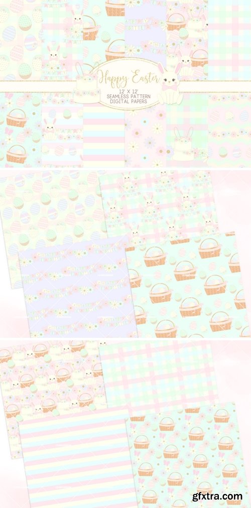 Easter Spring Digital Papers