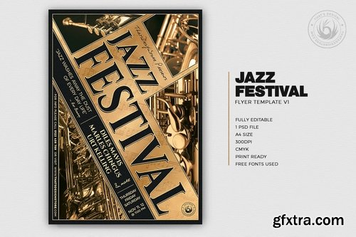 Jazz Festival Flyer Template V1