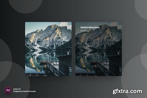 Portfolio Hover State Vol 03 - Adobe XD