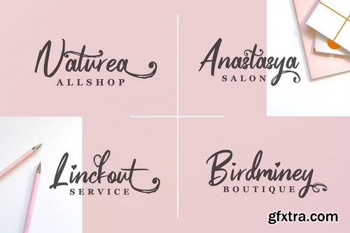 CM - Pinkalova - Handwritting Script Font - 3442701