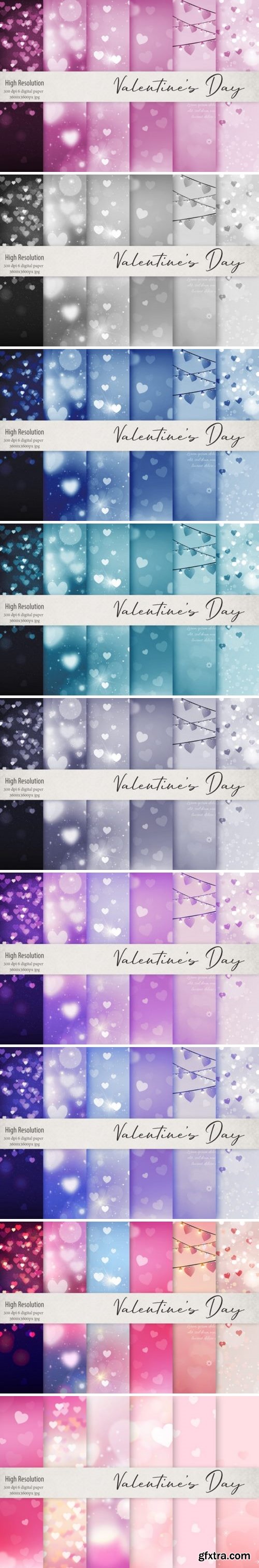 Valentine’s Day Textures Bundle