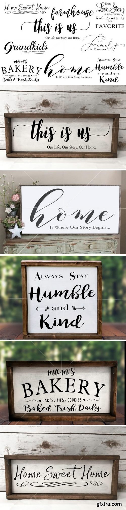 Farmhouse sign bundle