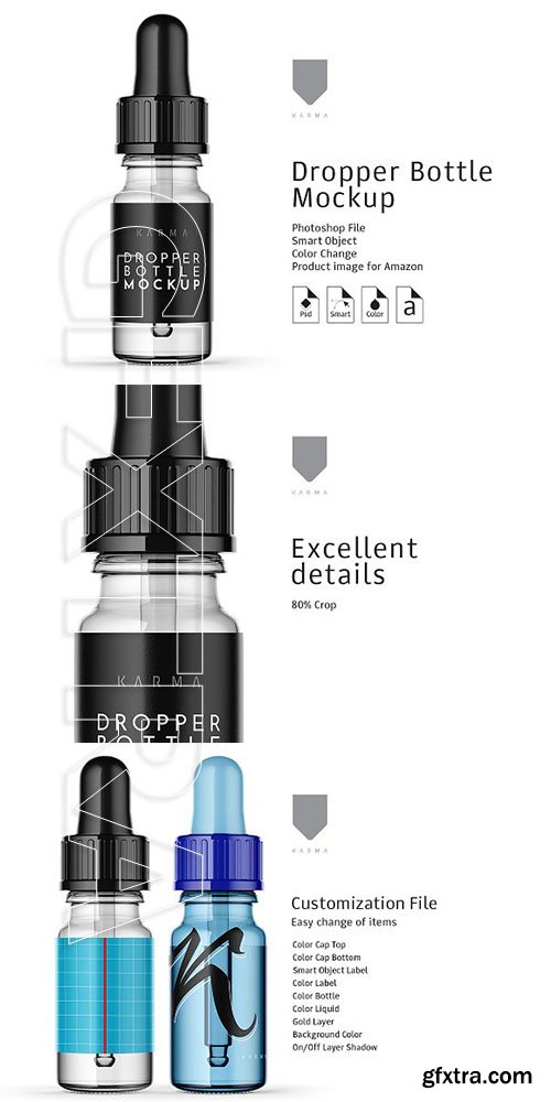 CreativeMarket - Dropper Bottle Mockup 2  3043174