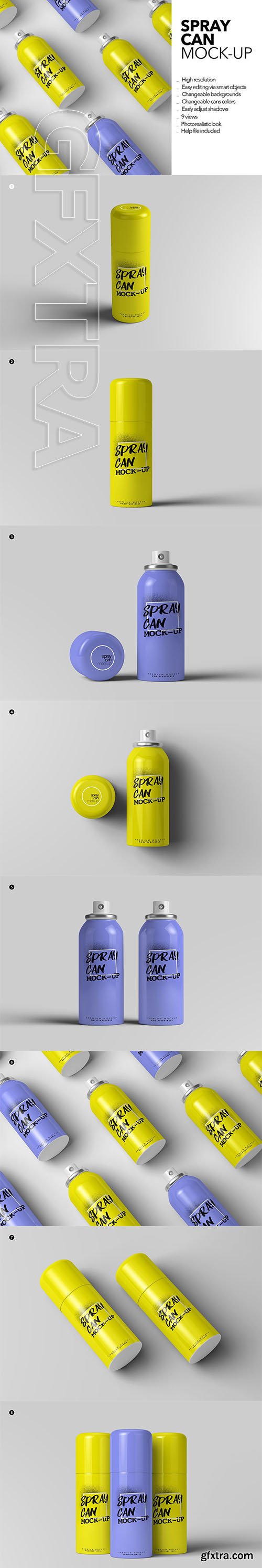 CreativeMarket - Spray Can Mock-Up 3038873